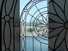 Vetro circolare tradizionale in vetro colorato