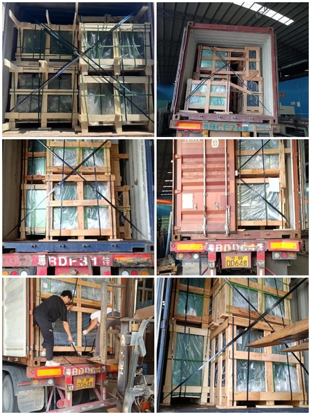 foshan nanhai ruixin glass co., ltd linea di produzione del fabbricante