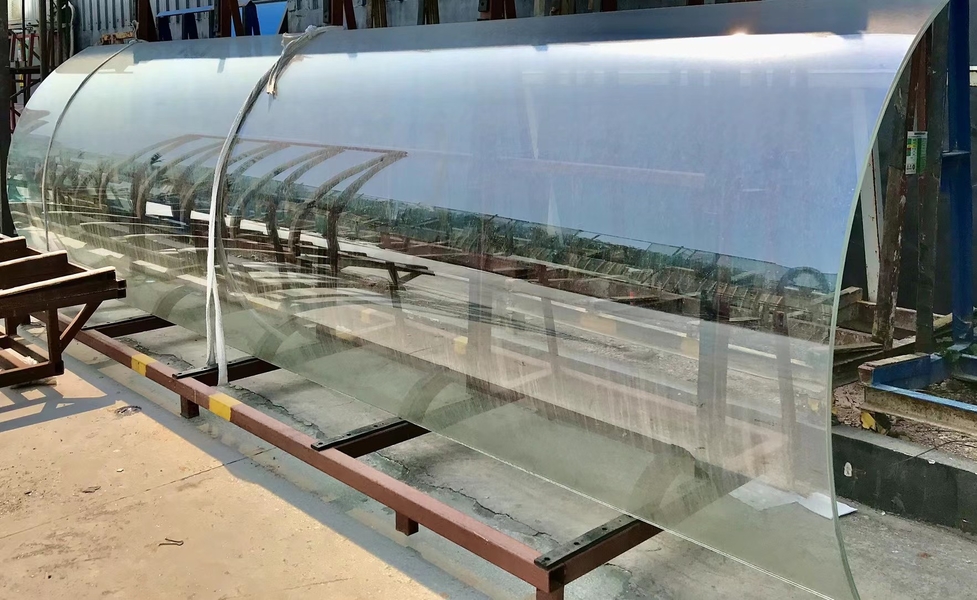 foshan nanhai ruixin glass co., ltd linea di produzione del fabbricante